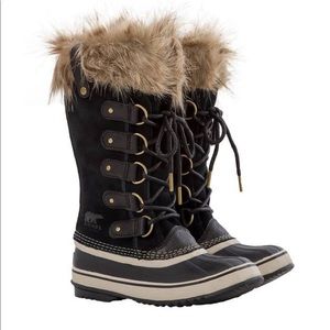 Sorel Black Joan Of Arctic Boots 7.5